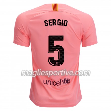 Completo Calcio Barcellona Sergio Busquets 5 Divisa Terza 2018/2019